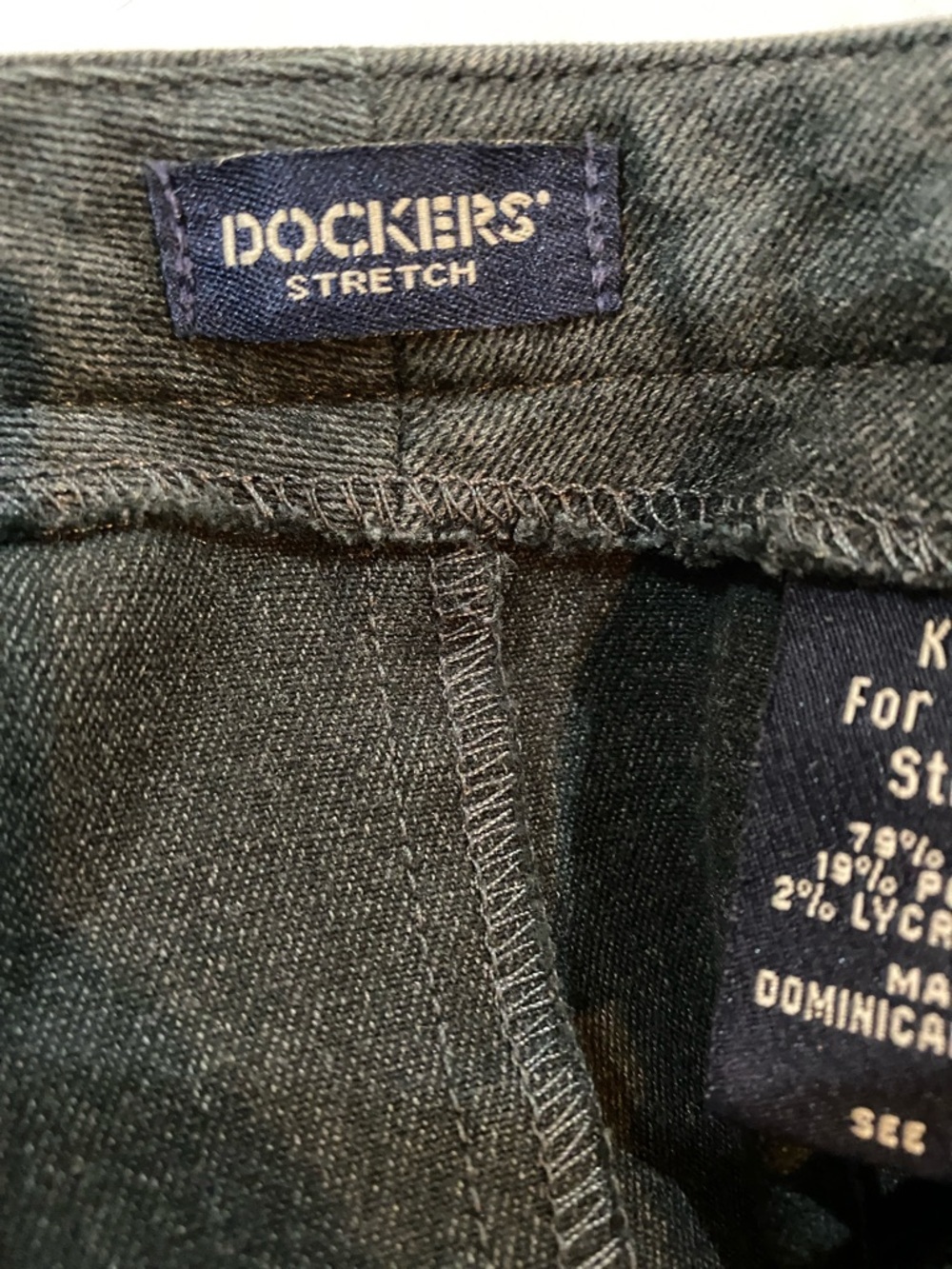 Dockers Dark Gray A-Line Skirt - Picture 3 of 5